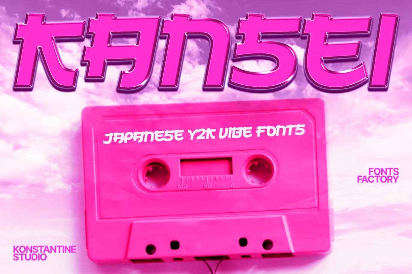 Kansei - Japanese Y2K Font