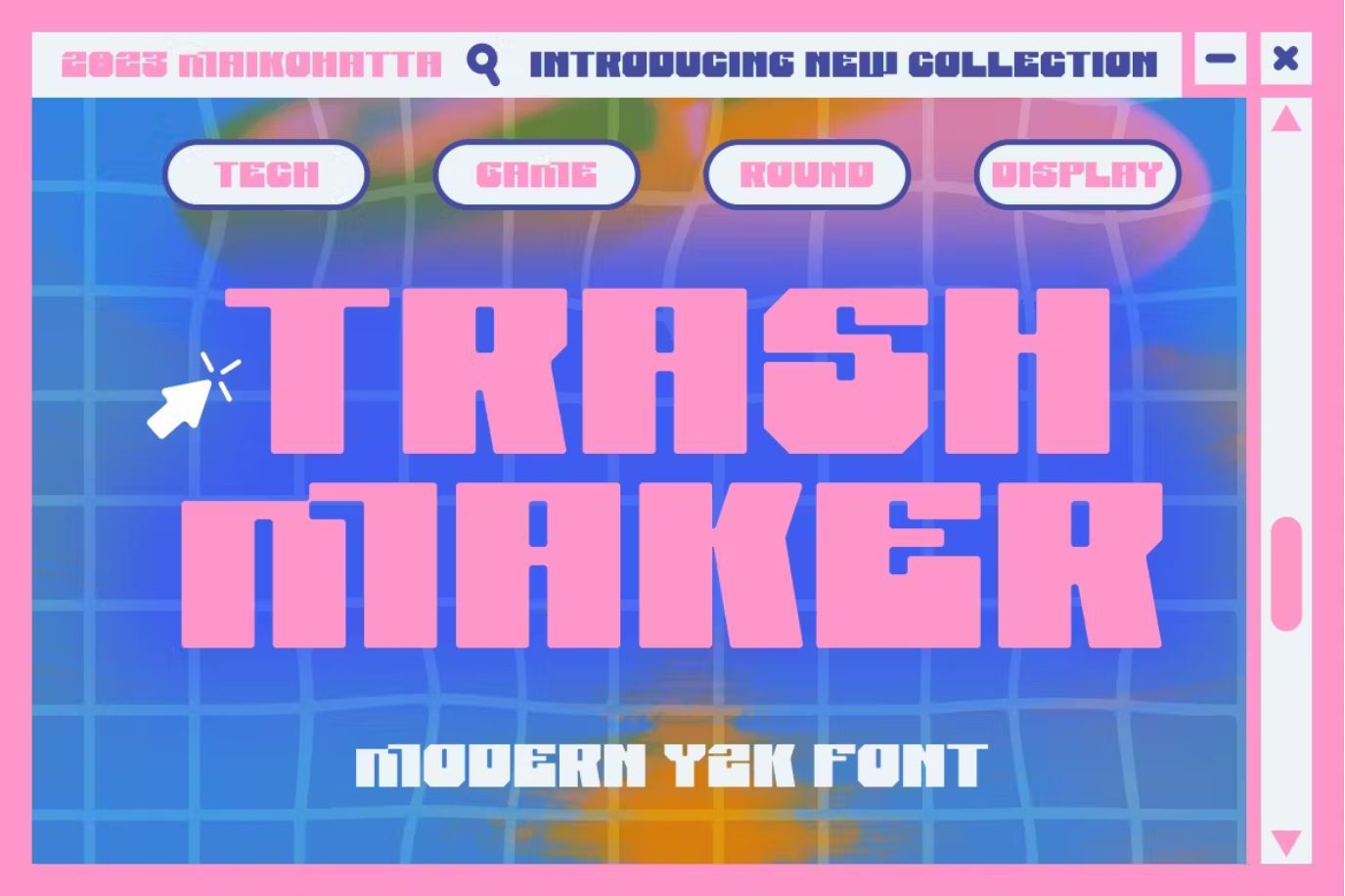 Trash Maker font