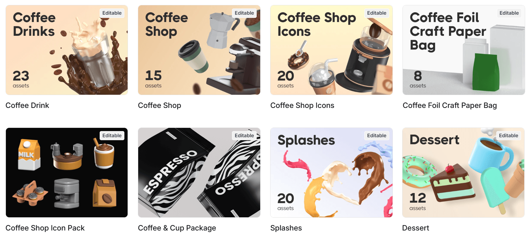 coffee icon packs