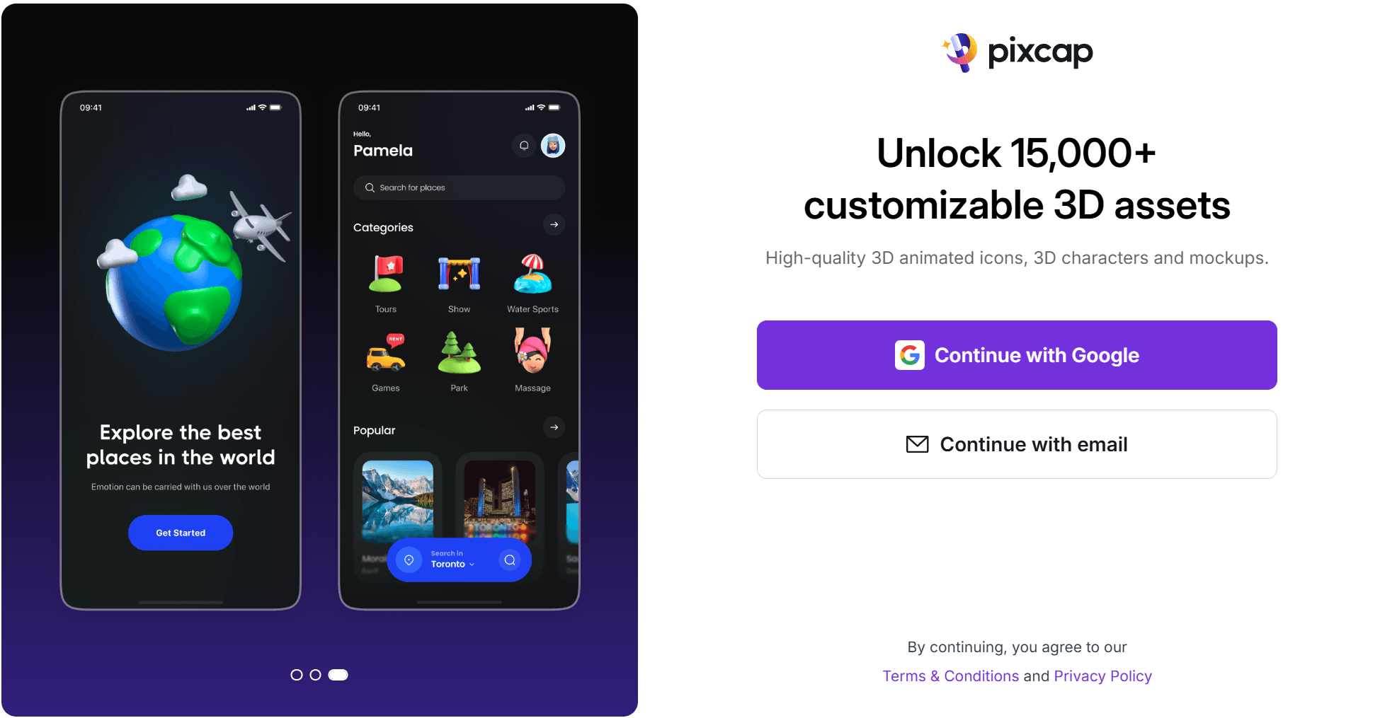 pixcap login