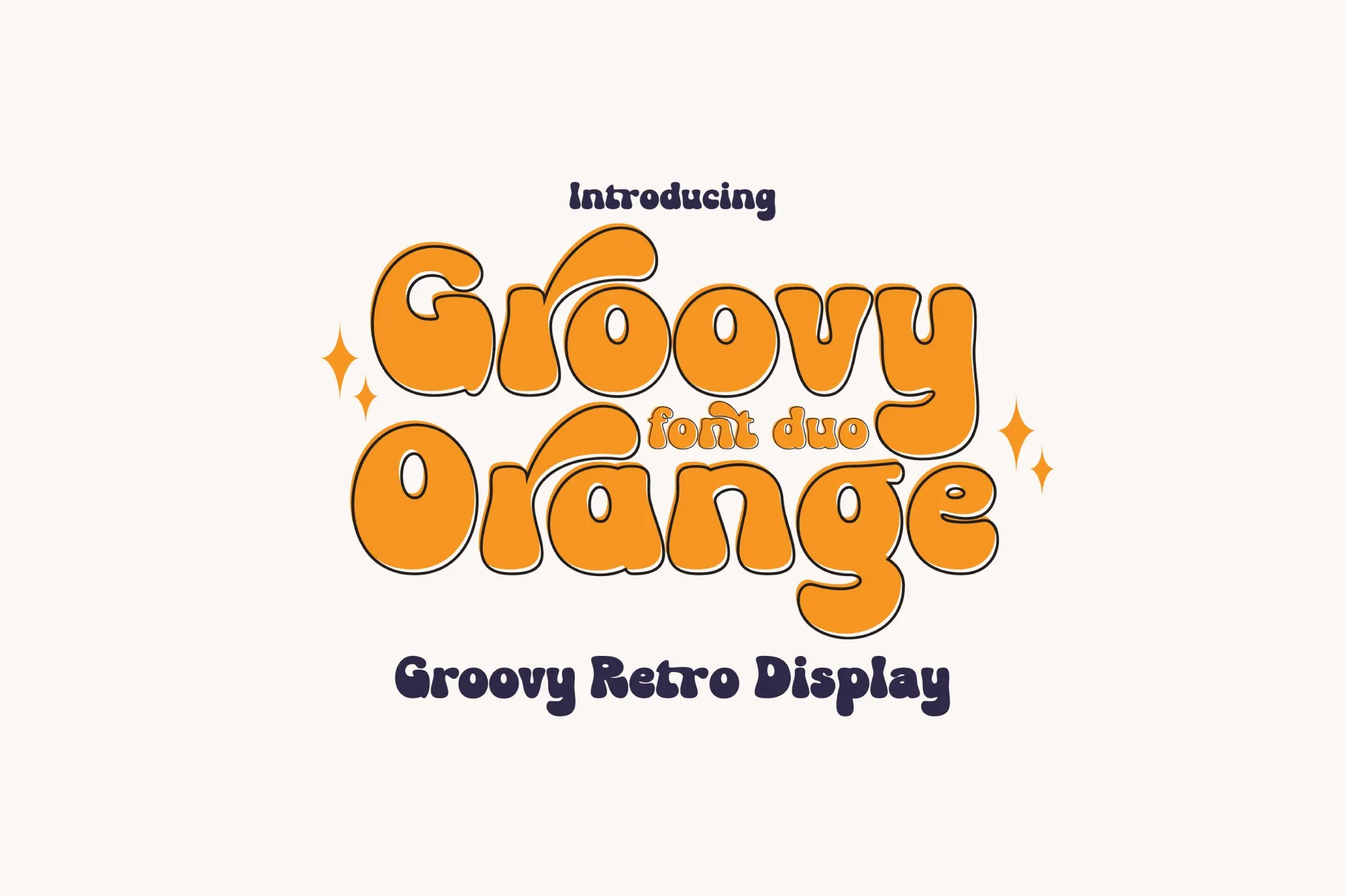 Groovy Orange Font