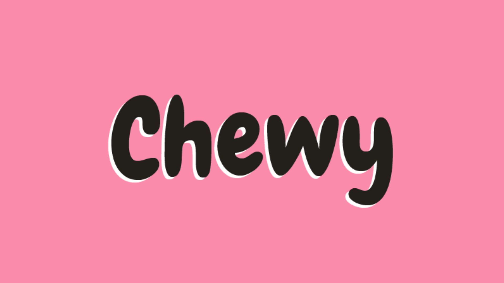 Chewy fun font