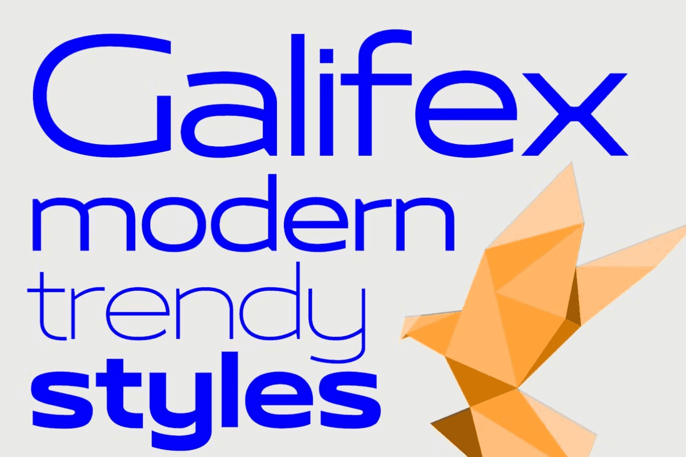 galifex schriftarten