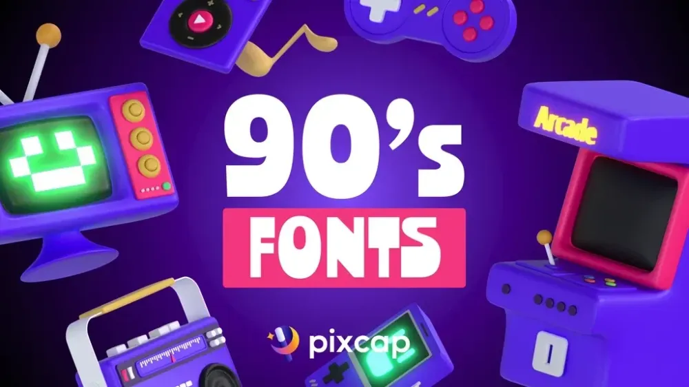 15 Font 90-an Terbaik untuk Desain Retro & Modern