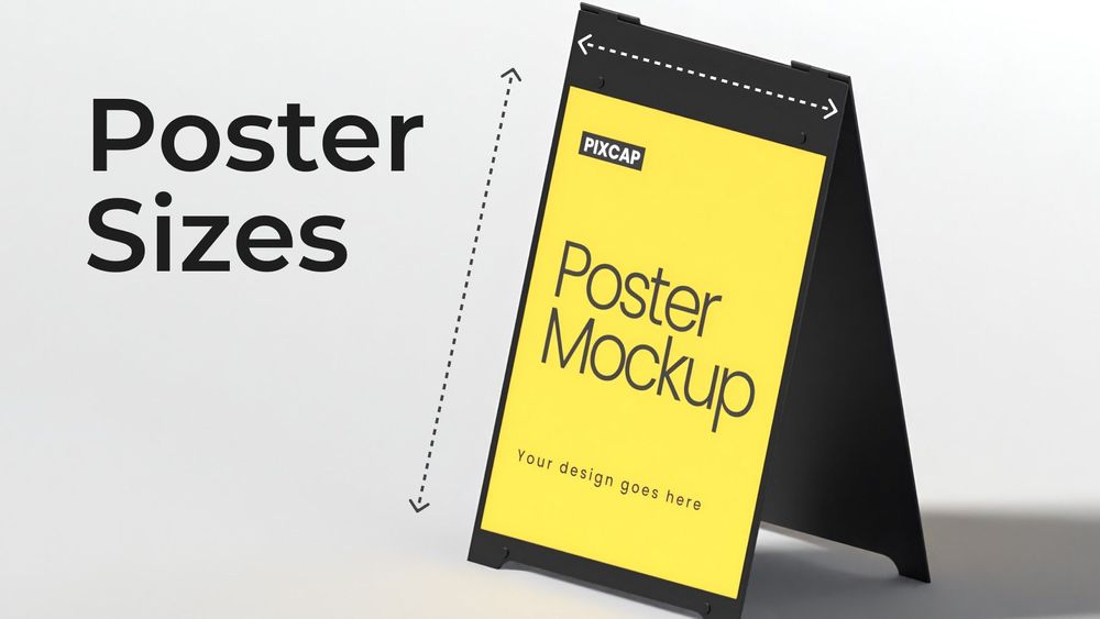 ¿Cuáles son los tamaños estándar de póster más comunes?