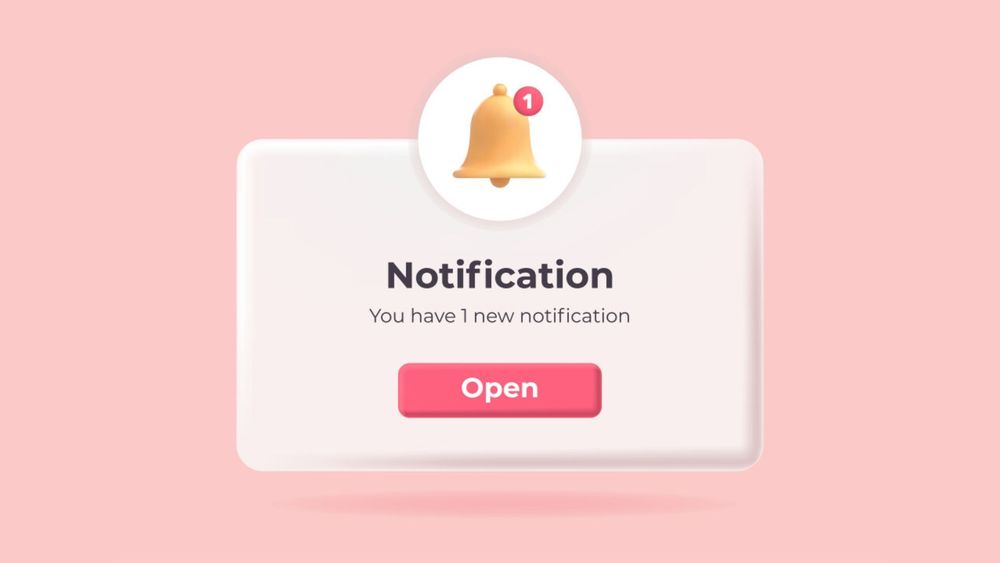 Notification de l'interface utilisateur