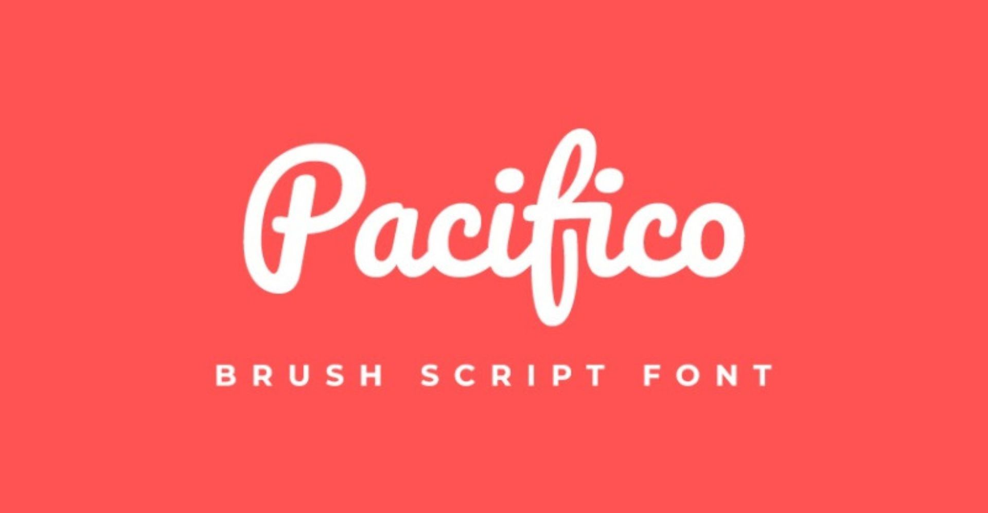 Pacifico fun font