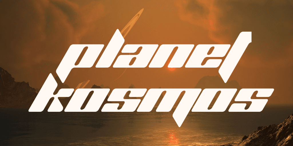 Planet Kosmos font