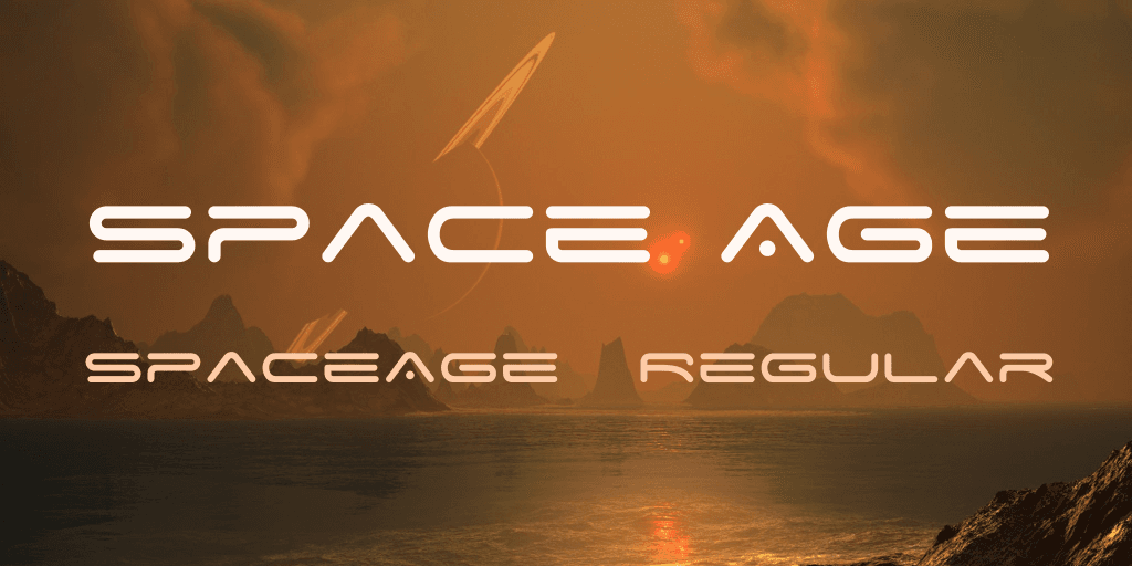 Space Age font