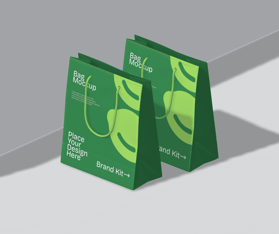 Bags 3D Mockup Kit Esencial de Maquetas de Marca