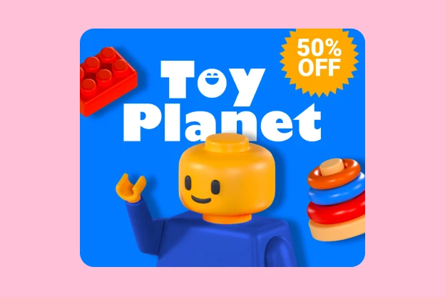 19 Toys 3d pack of graphics and illustrations