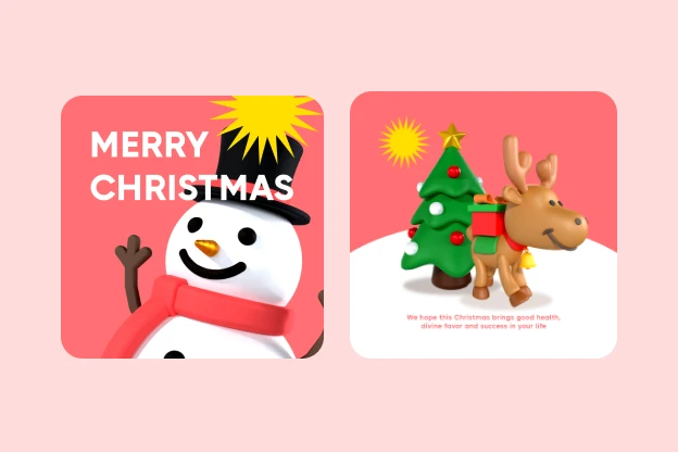 200 Christmas 3d pack of graphics and illustrations