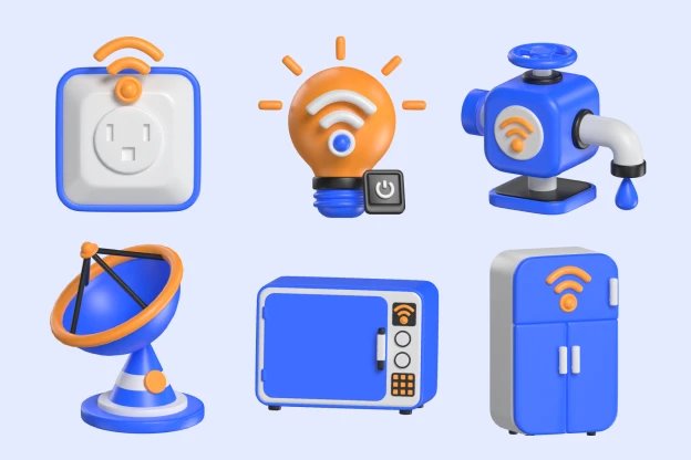 20 Internet Of Things 3d pack of graphics and illustrations
