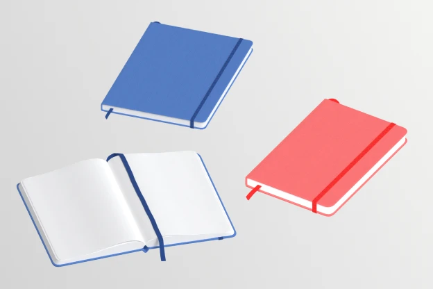 3 Notebooks Hardcover 3d pack of graphics and illustrations