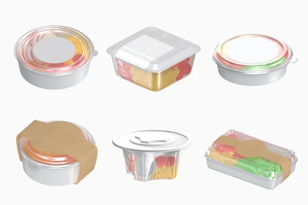 15 Food Portable Containers 3d pack of graphics and illustrations