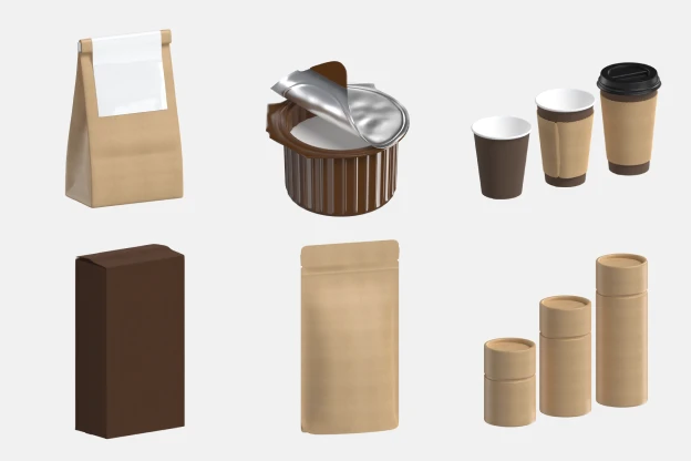 9 Coffee & Cup Package 3d pack of graphics and illustrations
