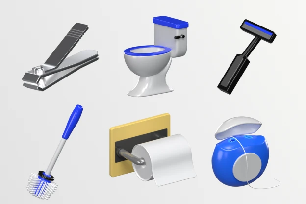 39 Hygiene 3d pack of graphics and illustrations