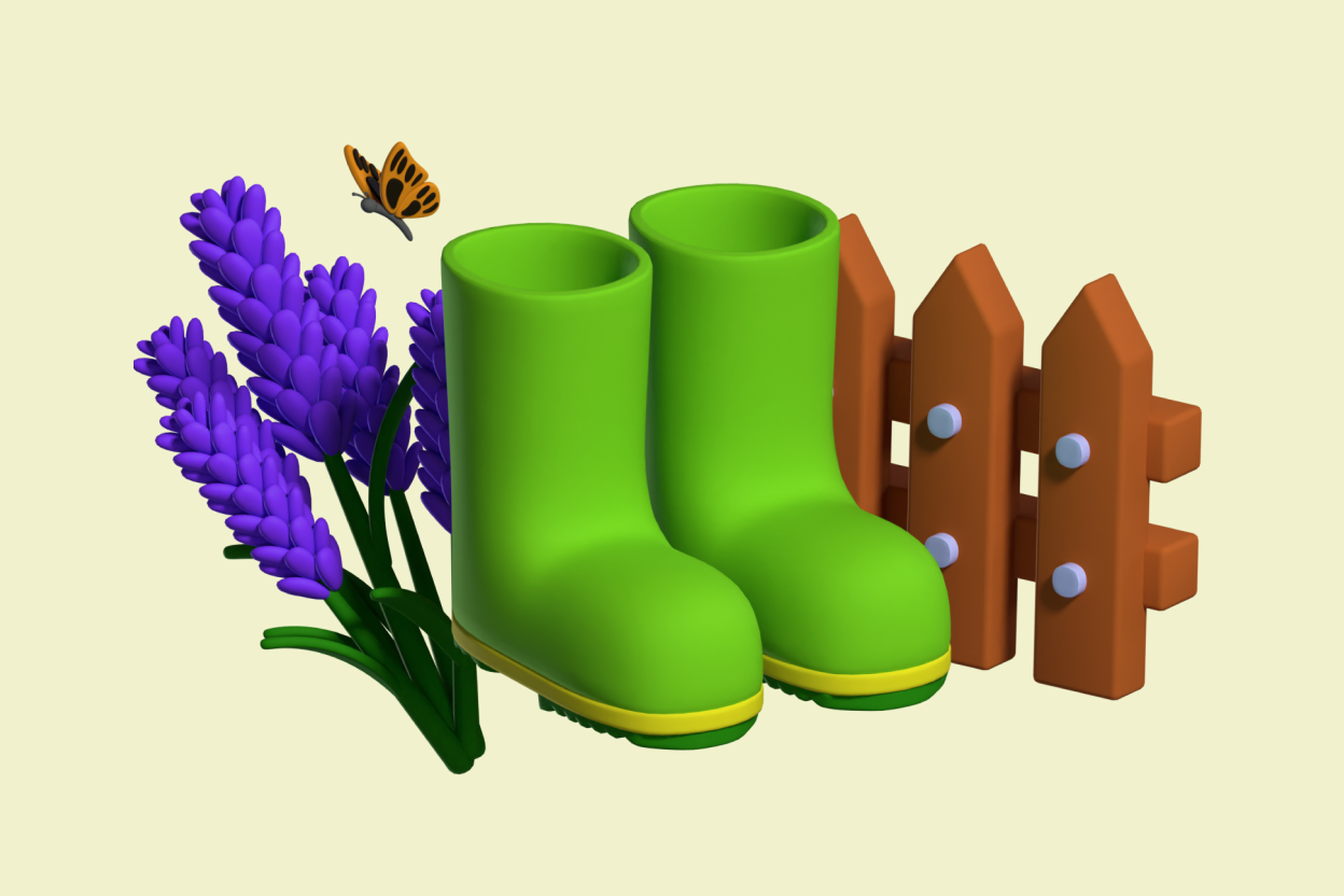 30 Gardening Icons 3d pack of graphics and illustrations