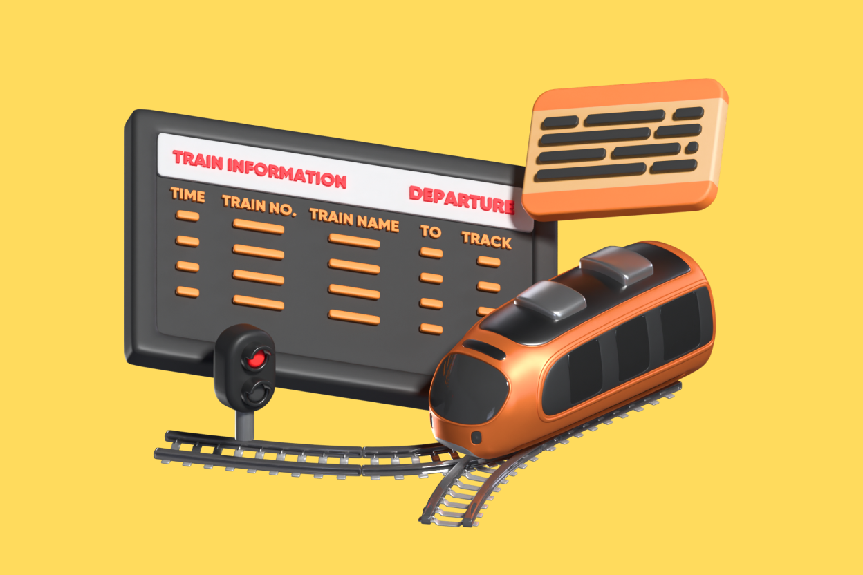 25 Train Icons 3d pack of graphics and illustrations