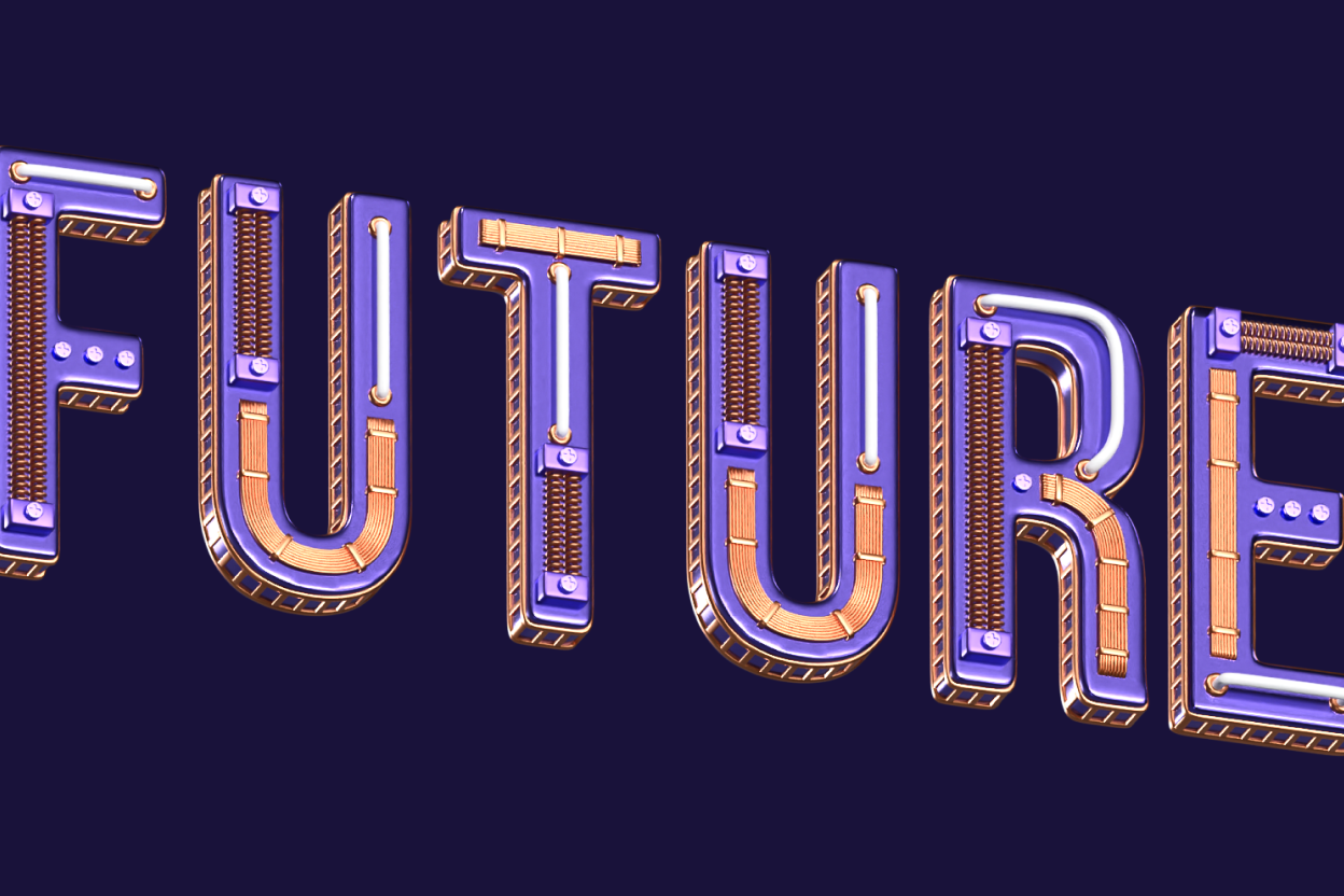 40 Condensed Future 3d pack of graphics and illustrations
