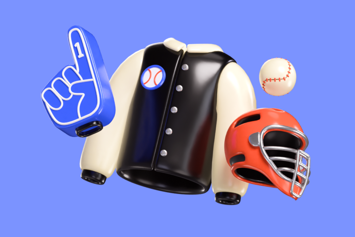 35 Baseball 3d pack of graphics and illustrations