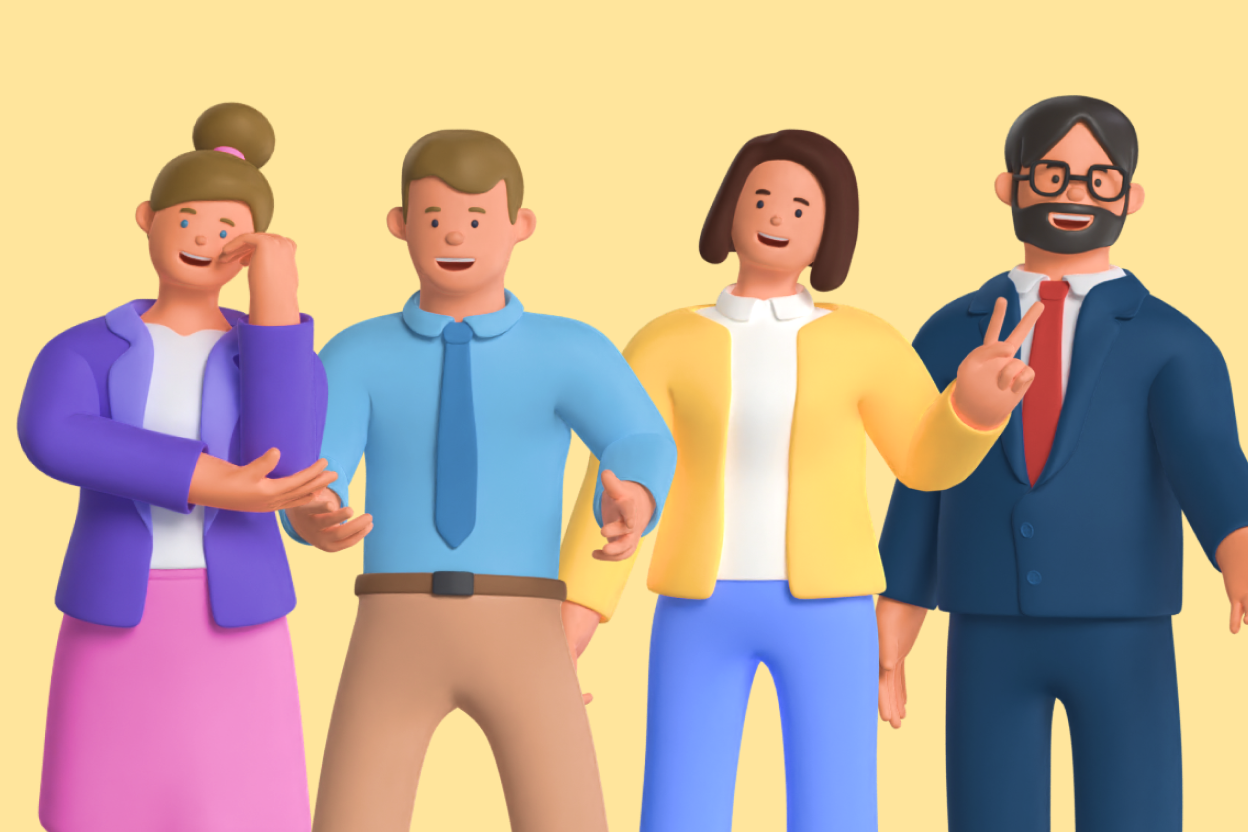 15 Business Characters  3d pack of graphics and illustrations