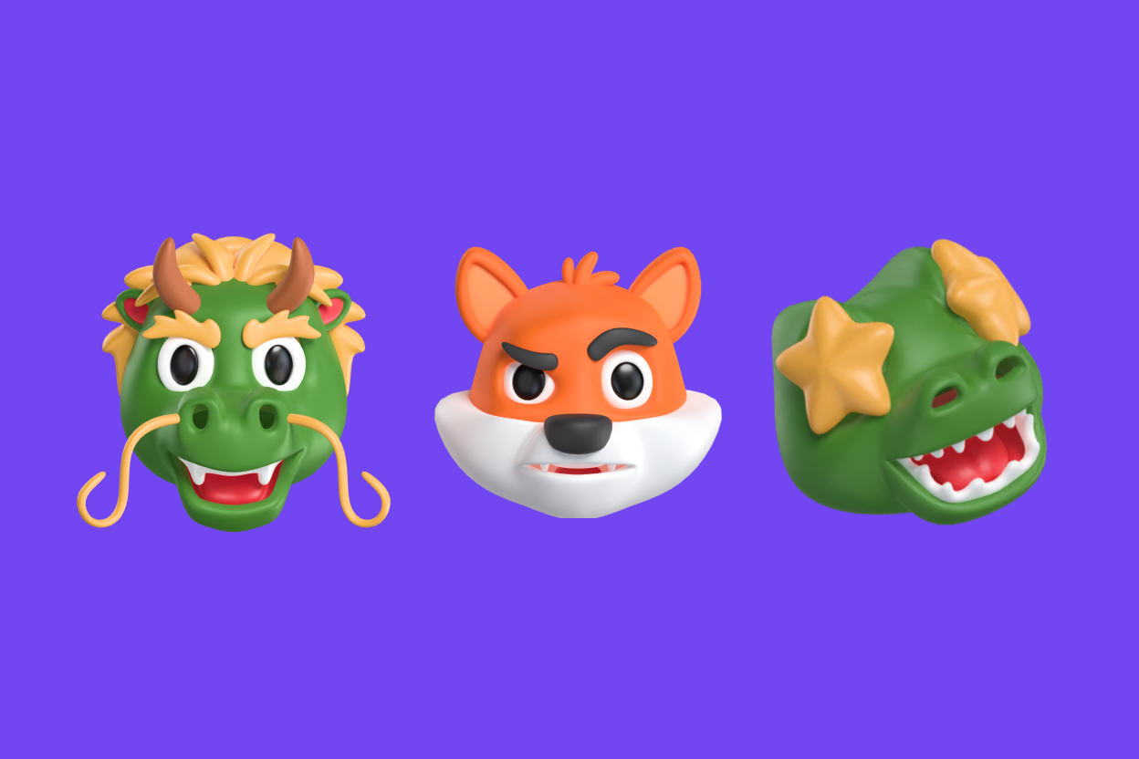 30 Animoji Icons 3d pack of graphics and illustrations