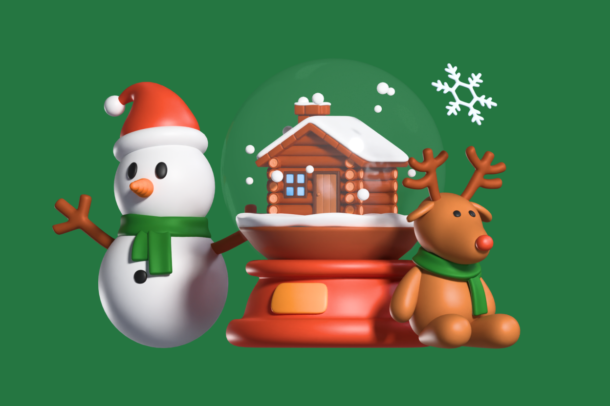 30 Christmas Icons 3d pack of graphics and illustrations