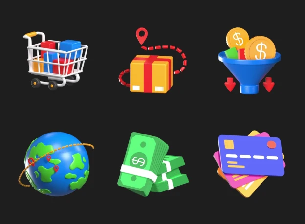 30 Sales 3D Animated Icons 3d pack of graphics and illustrations