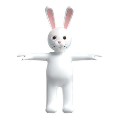 Bunny 3D Graphic
