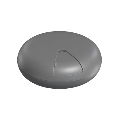 Rounded Case Pill Box 3D Model 3D Graphic