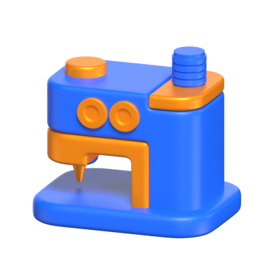 Sewing Machine 3D Icon Model 3D Graphic