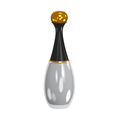 Long Elegant Perfume Bottle 3D Model 3D Graphic