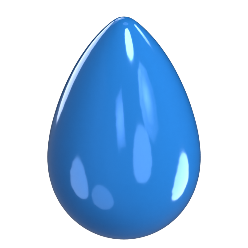 3D Water Drop Natural Elegance In Visual Precision 3D Graphic