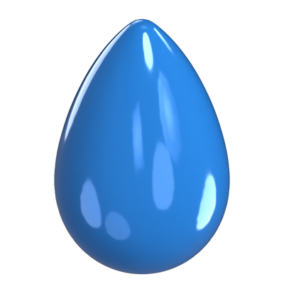 3D Water Drop Natural Elegance In Visual Precision 3D Graphic