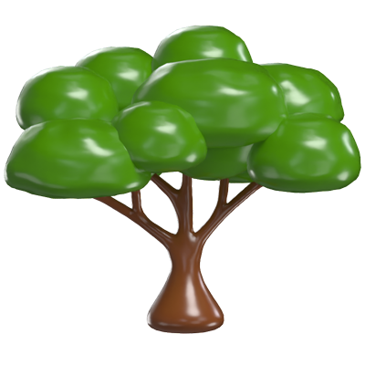 3D Oak Tree Model Towering Symbol Of Strength And Endurance 3D Graphic