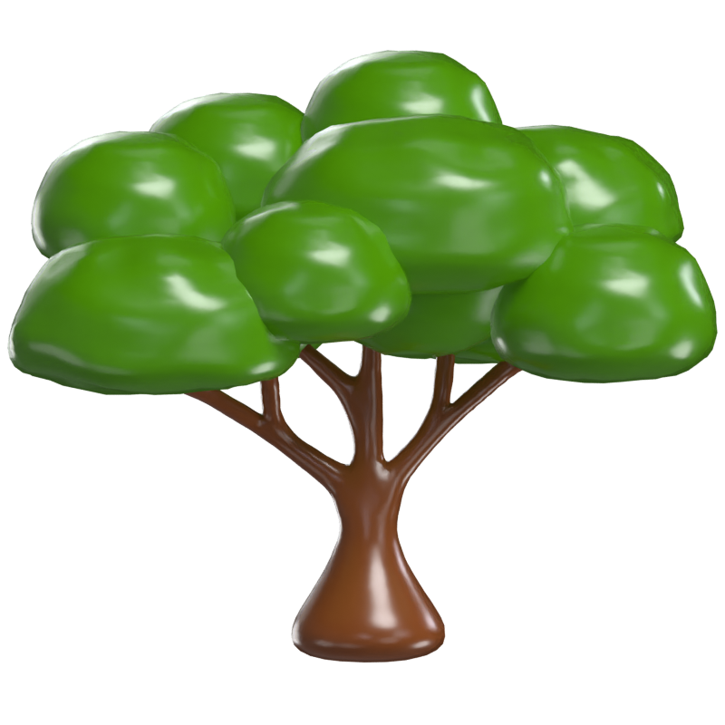 3D Oak Tree Model Towering Symbol Of Strength And Endurance 3D Graphic