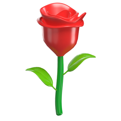 3D Rose Model Elegant Symbol Of Love And Beauty 3D Graphic