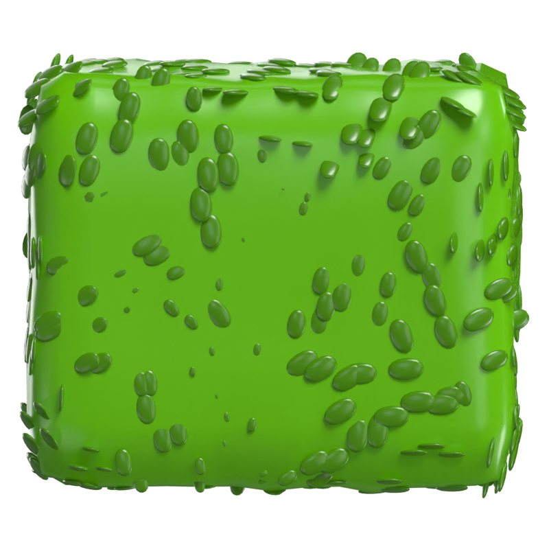 3D Rectangular Bush Bush Modelo Manicured Greenery Para Paisajismo 3D Graphic