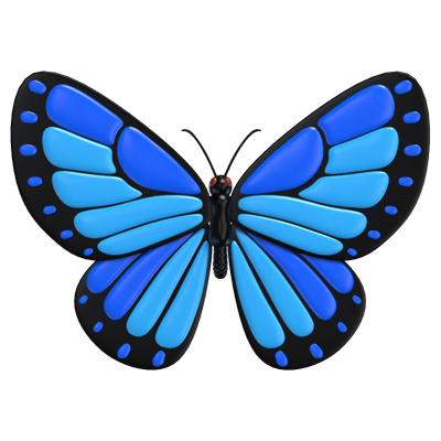 3D Blue Morpho Model Majestic Symbol Of Tropical Beauty 3D Graphic