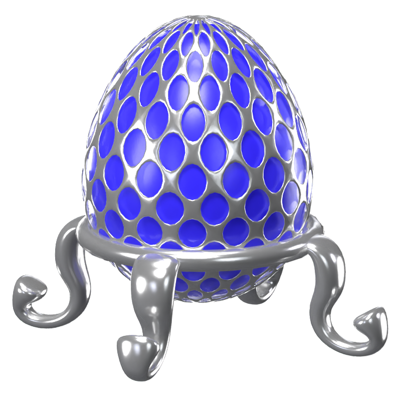 Modelo de ícone Faberge 3D