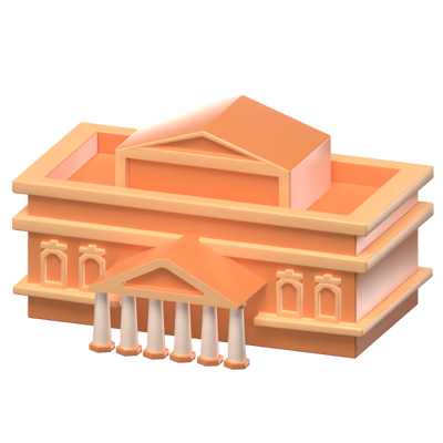 3D Bolshoi Theatre Building 3D Graphic