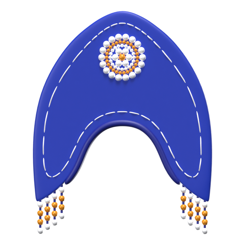 Modelo 3D del icono Kokoshnik