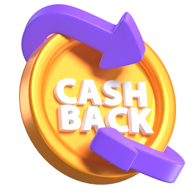 Earning Cash Back on Purchases 3D Scene 3D Graphic