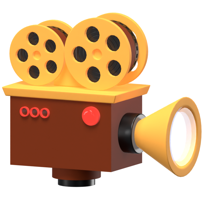 Movie Projector 3D Icon Model