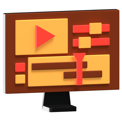 videobearbeitungssoftware 3d-symbol 3D Graphic