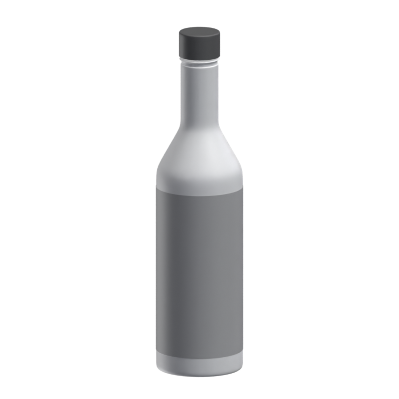 Sauce Bottle 3D Model