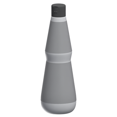 Sauce Bottle 3D Model 3D Graphic