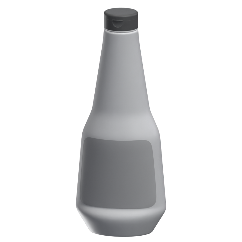 Soßenflasche 3D Modell