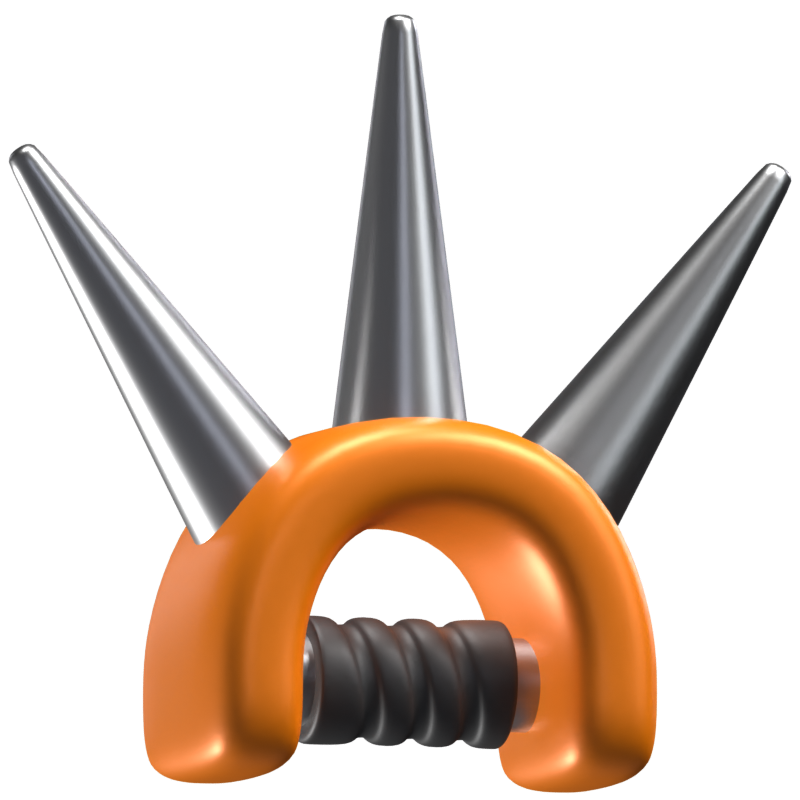 3D Knuckle Claw Icon Model